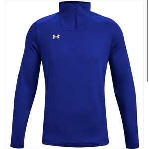 Under Armour Men's UA Command ¼ Zip Top Royal Blue 2XL Nwt‎
